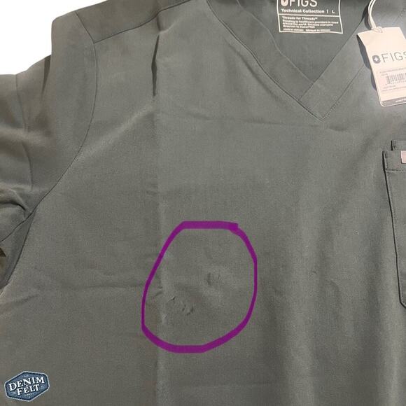 FIGS Men’s Green Leon Three-Pocket Scrub Top™ | NEW/NWT!! - Picture 11 of 11